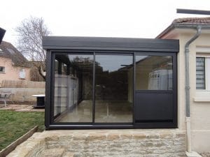 véranda sur mesure en alu