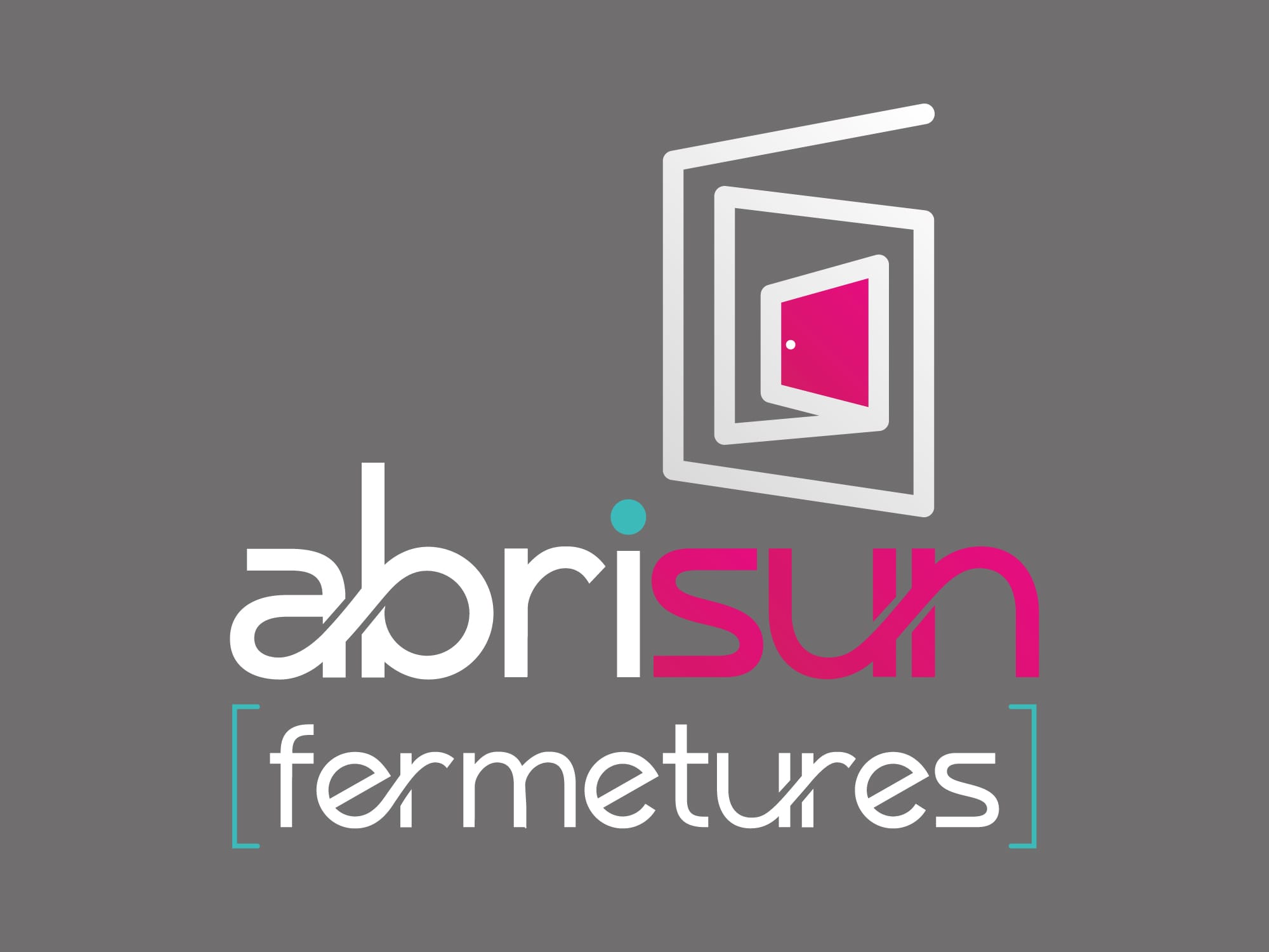 logo gris Abrisun Fermetures