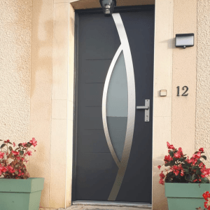 porte entrée moderne sur mesure Dijon