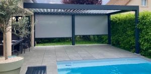 Pergola Bio Climatiques avec Screen Dijon