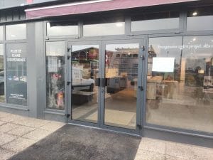 porte pour commerce Dijon