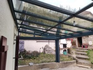 Pergola vitrée sur mesure Dijon Beaune
