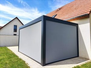 Pergola avec toiles Dijon
