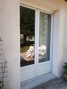 Porte vitrée Pvc pas cher 21600