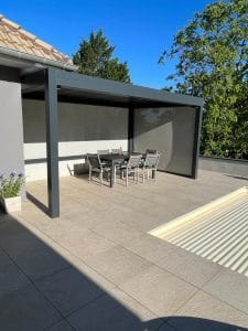 Pergola avec screen Dijon Abrisun Fermetures