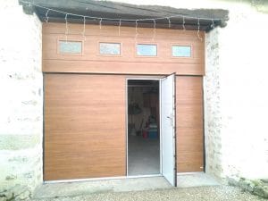 Porte de garage a sections beaune