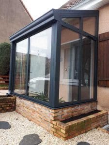 sas d'entree vitree sur mesure dijon