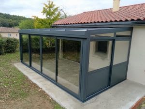 veranda sur mesure en luminium Dijon
