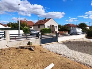 clôture sur mesure avec portail Dijon