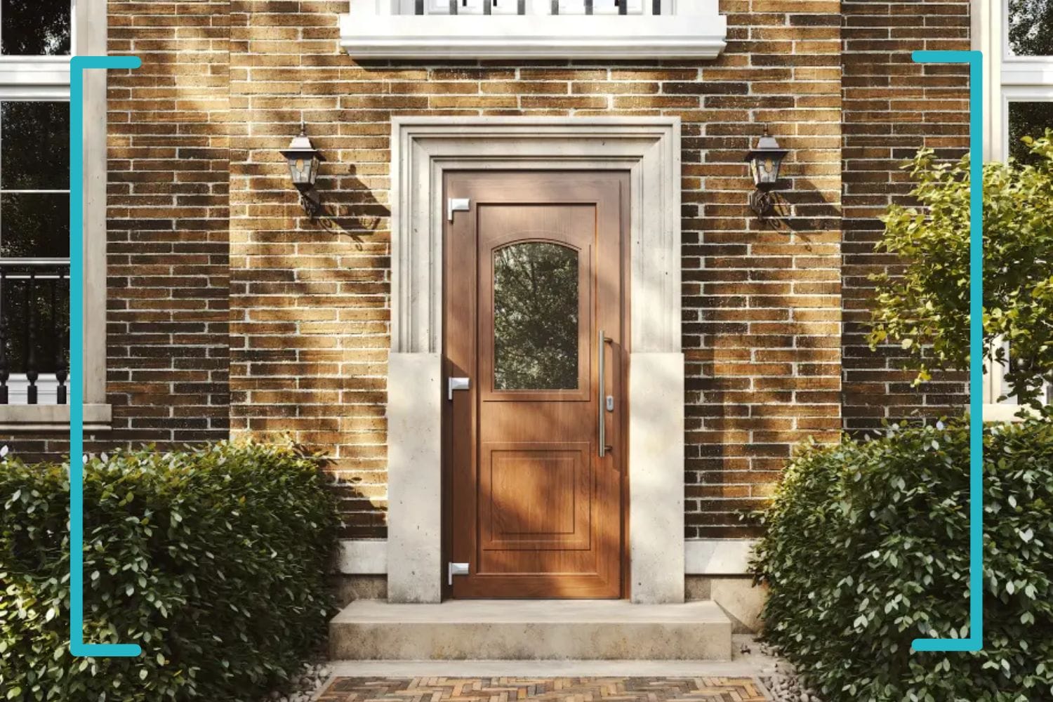 Porte d'entrée en bois sur mesure Dijon 21