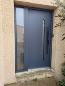 Porte entrée éclairée Alu 21