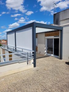 pergola bioclimatique terrasse dijon