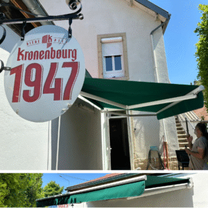 store banne restaurant dijon