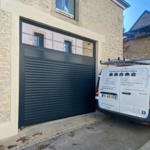 porte de garage enroulable motorisée dijon