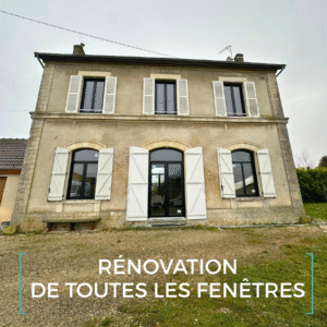 renovation fenetre en alu grise