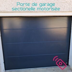 porte de garage sectionnelle motorisée beaune