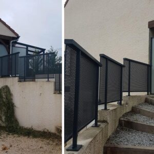 cloture sur mesure en alu