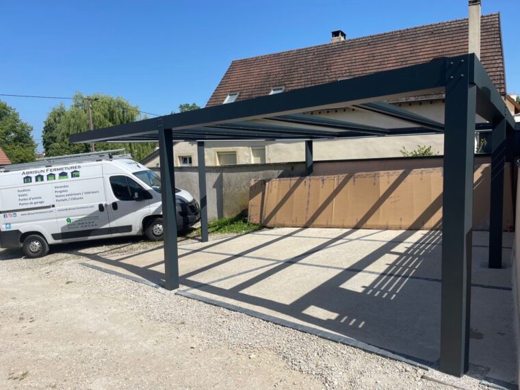 Carport trapèze en alu