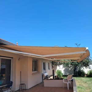 store banne motorisée 6.5 x 3.6 m